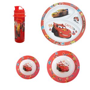 سرویس غذا خوری کودک طرح مک کویین کد rbay4 مجموعه 4 عددی
